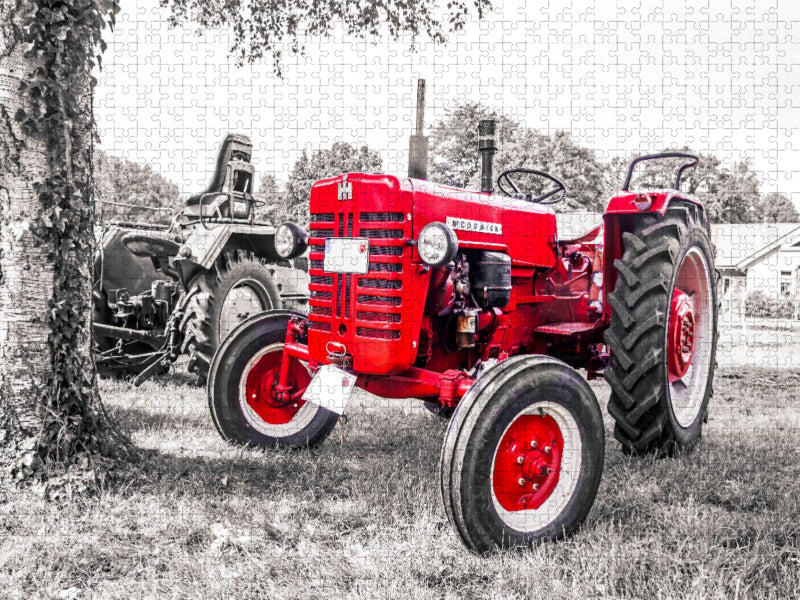 Oldtimer Trecker MC Cormick - CALVENDO Foto-Puzzle'