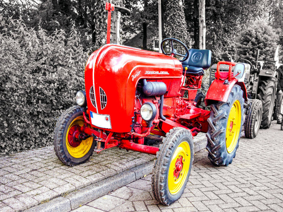 Oldtimer Trecker Porsche Allgaier - CALVENDO Foto-Puzzle'