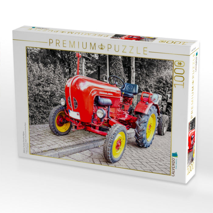 Oldtimer Trecker Porsche Allgaier - CALVENDO Foto-Puzzle'