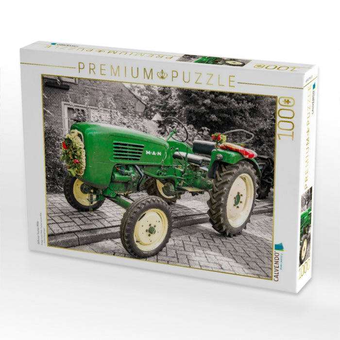 Oldtimer Trecker MAN - CALVENDO Foto-Puzzle'