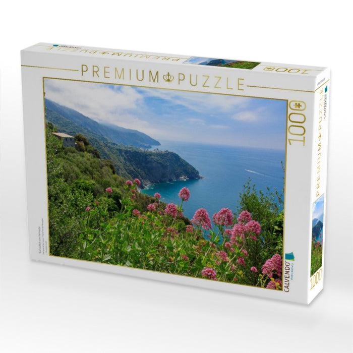 Trail östlich von Vernazza - CALVENDO Foto-Puzzle'