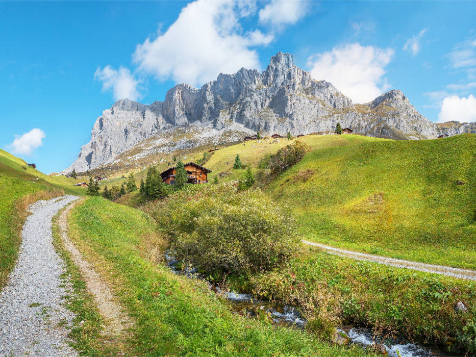 Wanderweg nach Partnun im Prättigau - CALVENDO Foto-Puzzle'