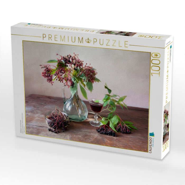 Stillleben mit Holunder - CALVENDO Foto-Puzzle'