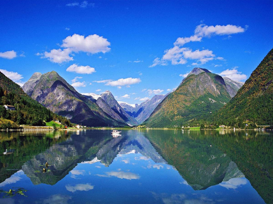 Norwegen - Fjaerlandfjord - CALVENDO Foto-Puzzle'