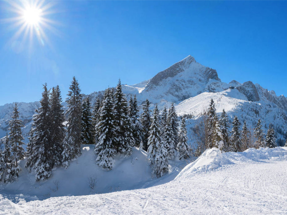 Skigebiet Kreuzeck und Alpspitze - CALVENDO Foto-Puzzle'