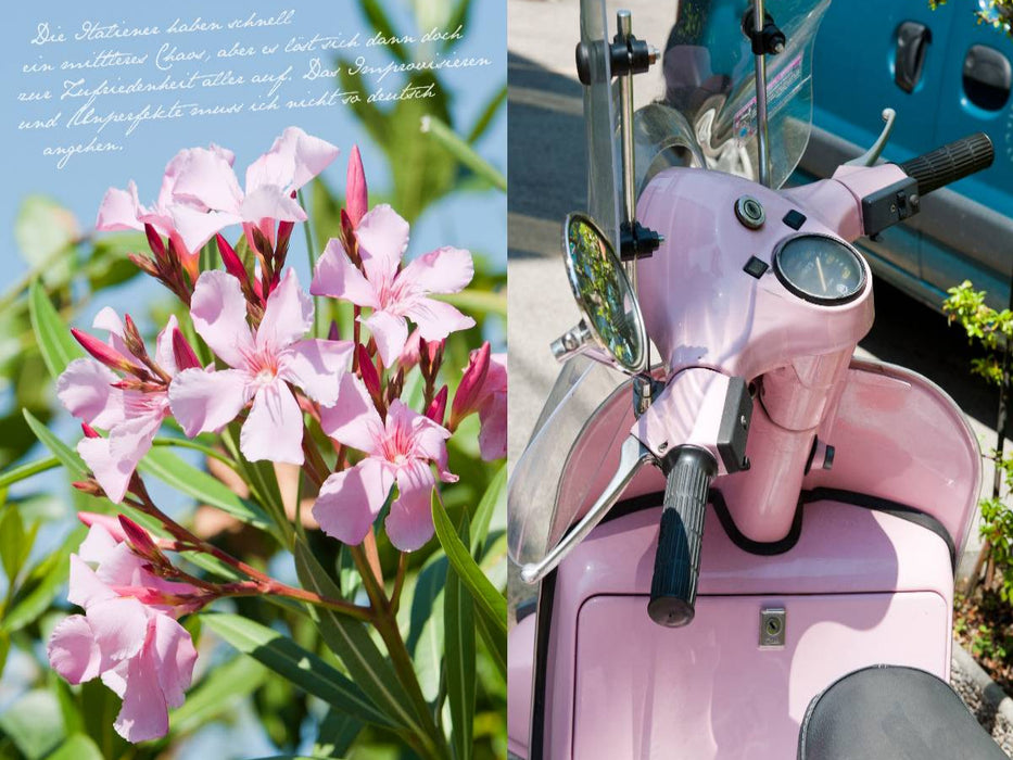 Rosa Vespa und Oleander - CALVENDO Foto-Puzzle'