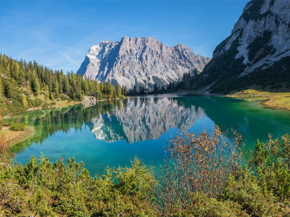 Seebensee und Zugspitze - CALVENDO Foto-Puzzle'
