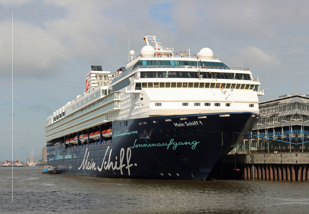Premium Textil-Leinwand Mein Schiff 1