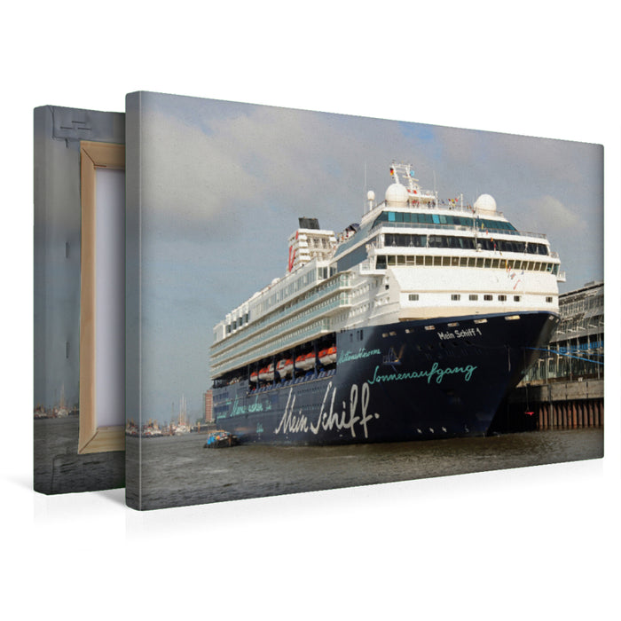 Premium Textil-Leinwand Mein Schiff 1