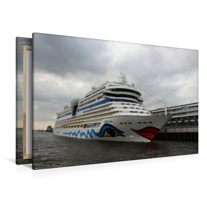 Premium Textil-Leinwand AIDAstella