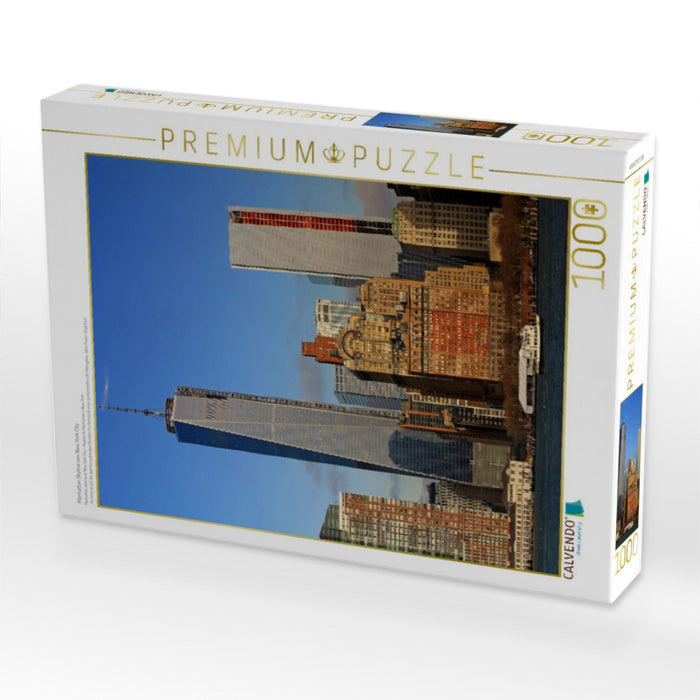 Manhattan Skyline von New York City - CALVENDO Foto-Puzzle'