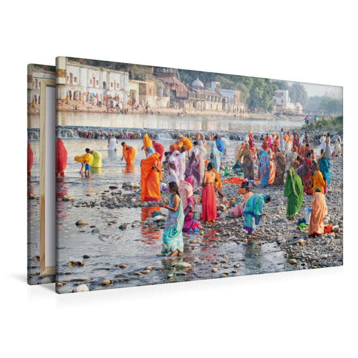 Premium Textil-Leinwand Haridwar 2010