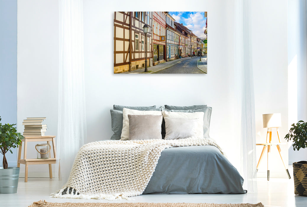 Premium textile canvas Premium textile canvas 120 cm x 80 cm landscape A motif from the Bad Gandersheim Impressions calendar 