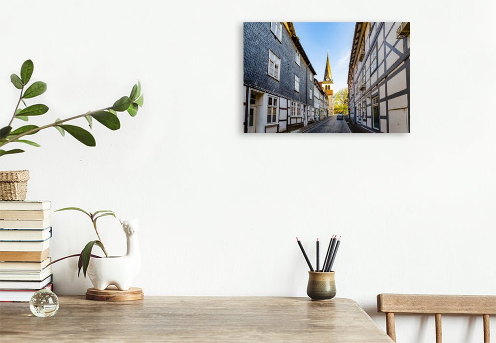 Premium textile canvas Premium textile canvas 120 cm x 80 cm across A motif from the Northeim Impressions calendar 