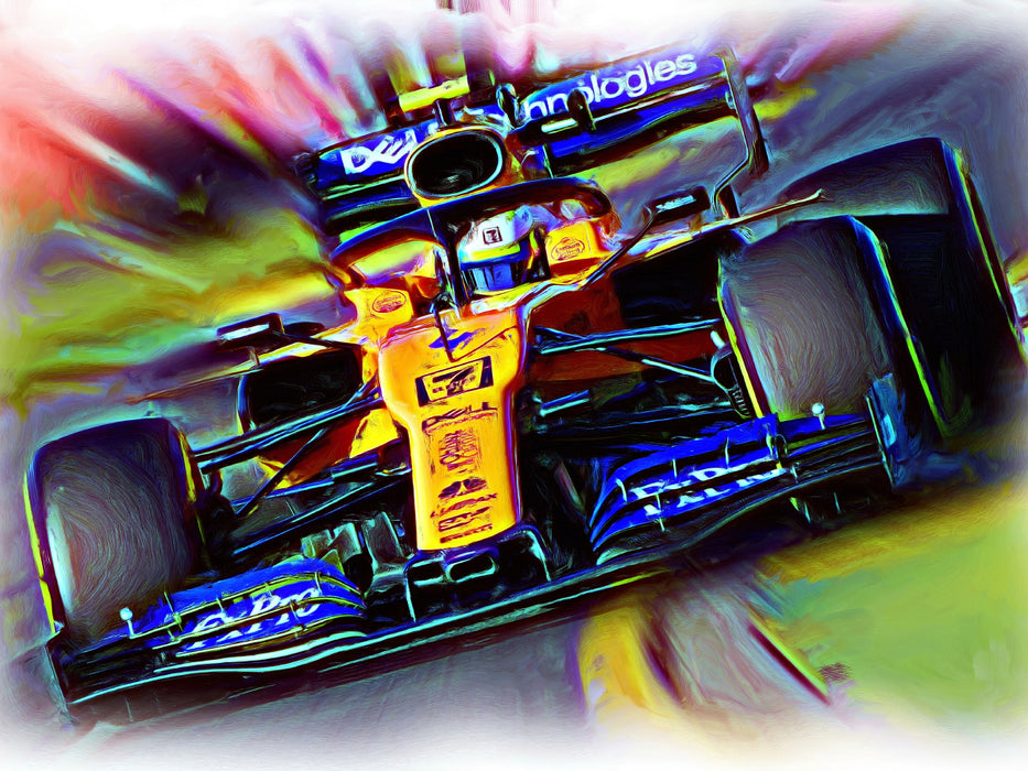 Der Brite Lando Norris gilt als eines der größten Talente der vergangenen Jahre. 1000 Teile Puzzle quer - CALVENDO Foto-Puzzle'