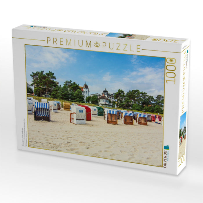 Strandpromenade auf Rügen - CALVENDO Foto-Puzzle'