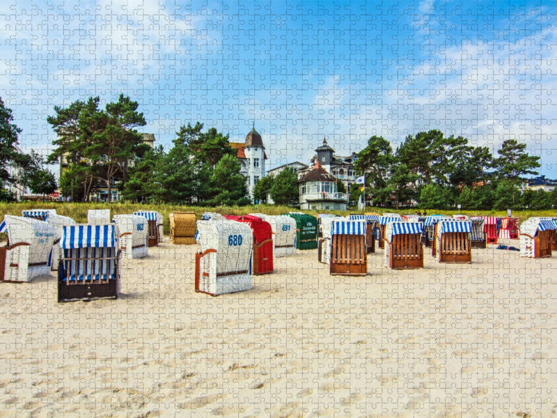 Strandpromenade auf Rügen - CALVENDO Foto-Puzzle'