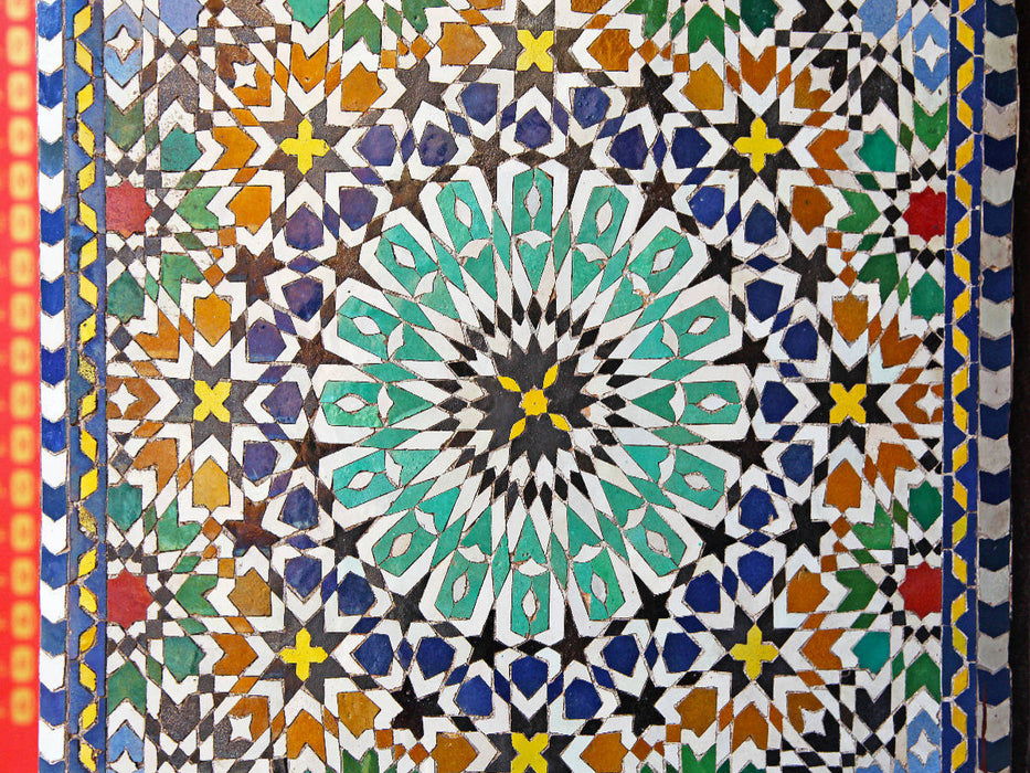 Mosaik, Marrakesch - CALVENDO Foto-Puzzle'