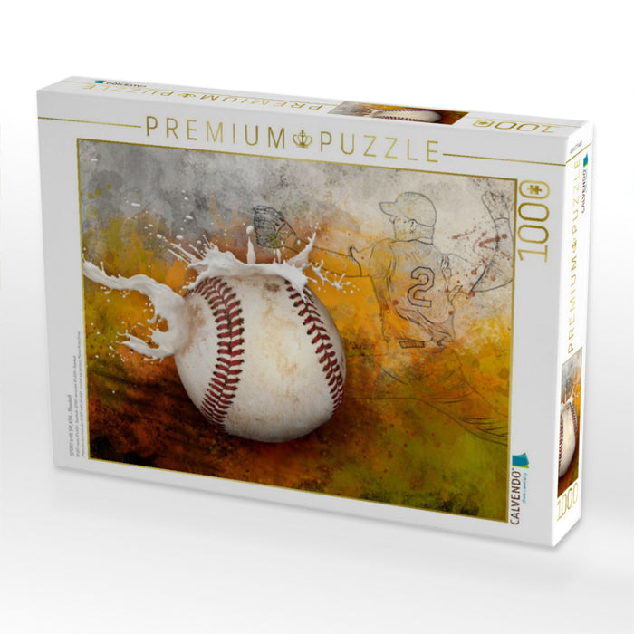 SPORT trifft SPLASH - Baseball - CALVENDO Foto-Puzzle'