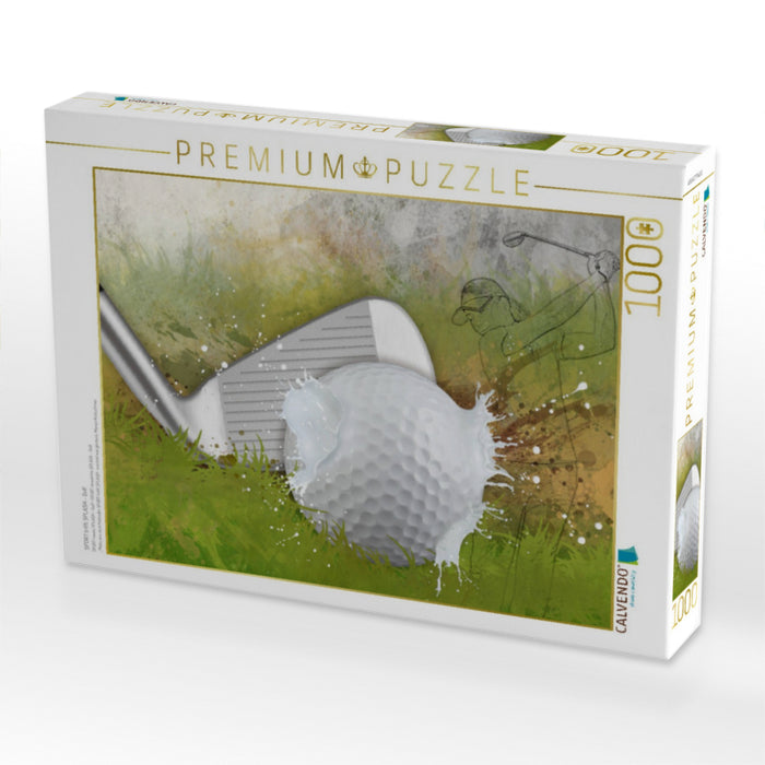 SPORT trifft SPLASH - Golf - CALVENDO Foto-Puzzle'