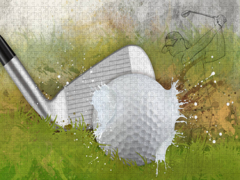 SPORT trifft SPLASH - Golf - CALVENDO Foto-Puzzle'