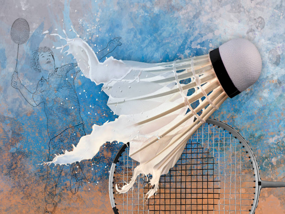 SPORT trifft SPLASH - Badminton - CALVENDO Foto-Puzzle'