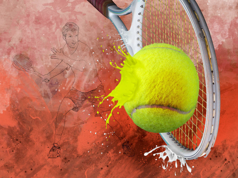 SPORT trifft SPLASH - Tennis - CALVENDO Foto-Puzzle'