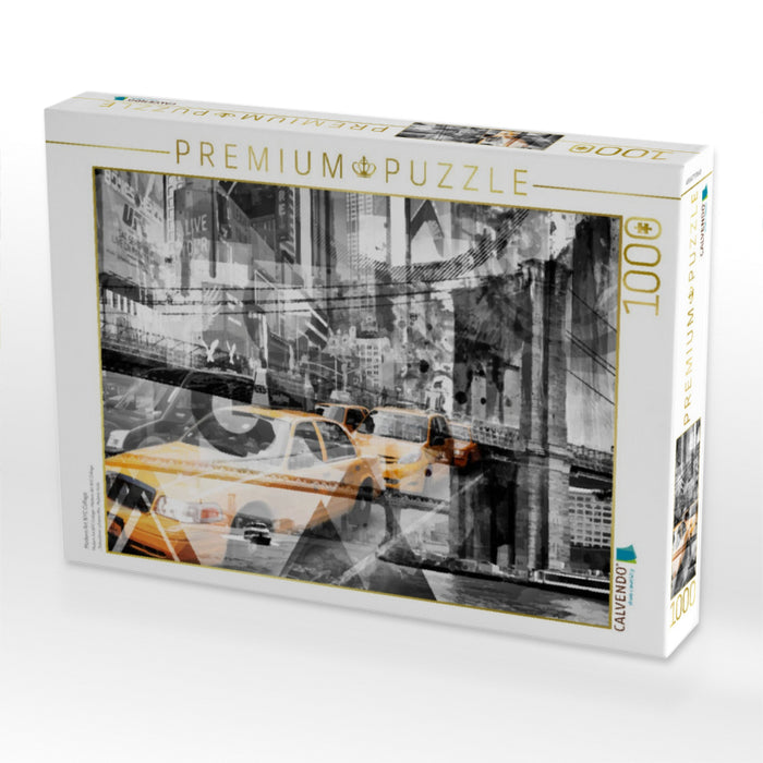 Modern Art NYC Collage - CALVENDO Foto-Puzzle'