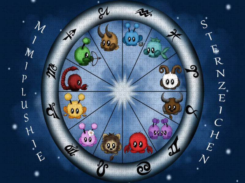 Mimiplushie Sternzeichen - CALVENDO Foto-Puzzle'
