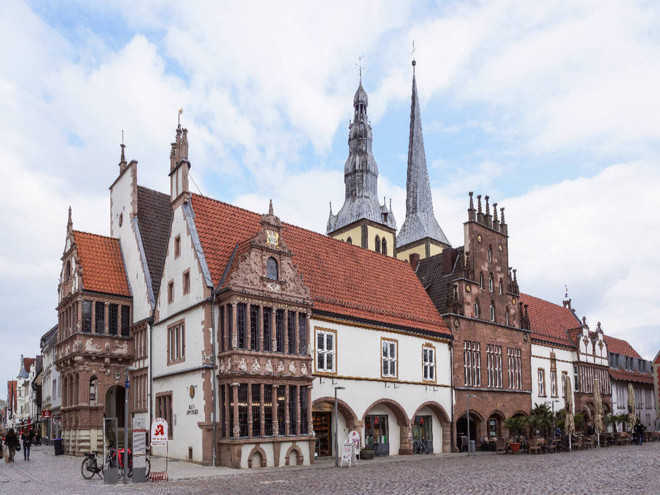 Rathaus, St.-Nicolai-Kirche Lemgo - CALVENDO Foto-Puzzle'