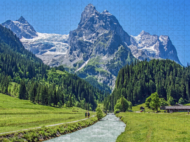 Rosenlauigletscher im Berner Oberland - CALVENDO Foto-Puzzle'