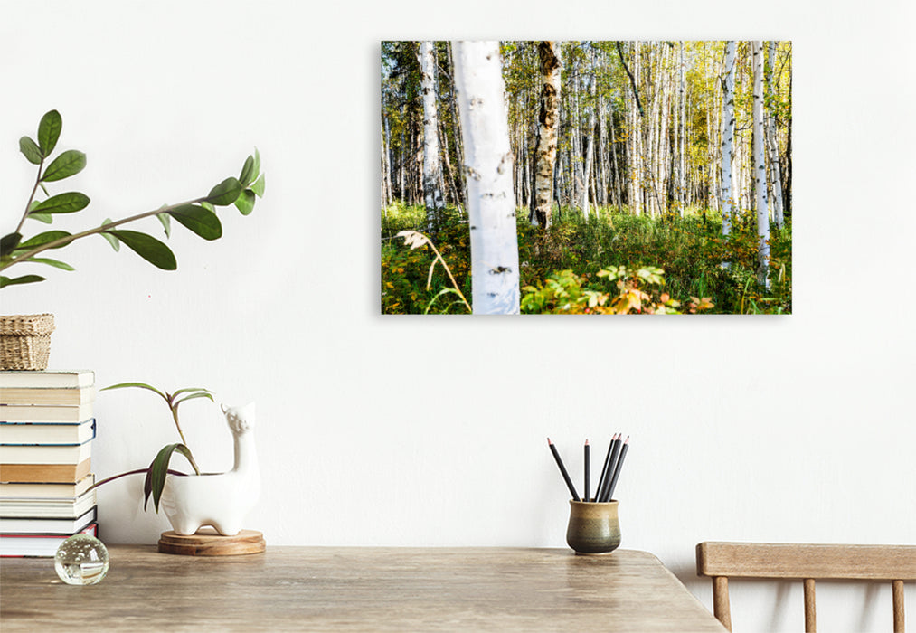 Premium textile canvas Premium textile canvas 120 cm x 80 cm across A motif from the calendar Landscapes in North and South 