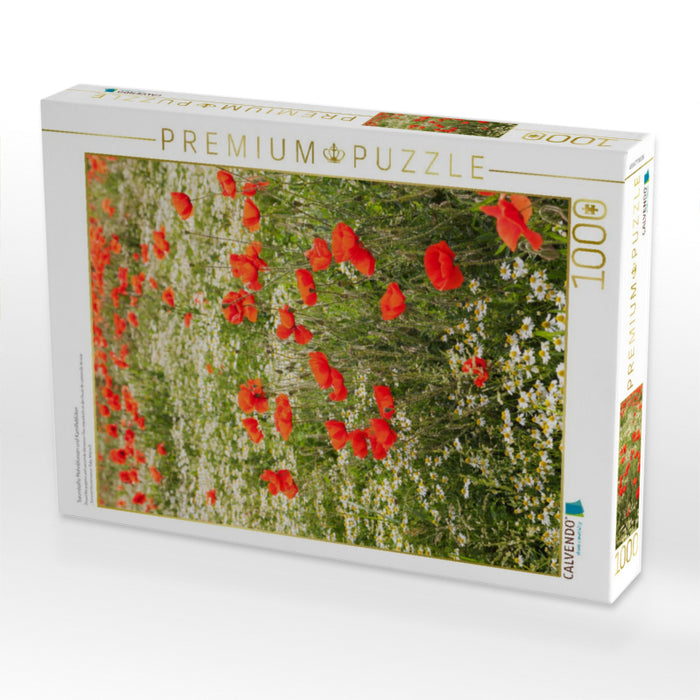 Traumhafte Mohnblumen und Kamilleblüten - CALVENDO Foto-Puzzle'