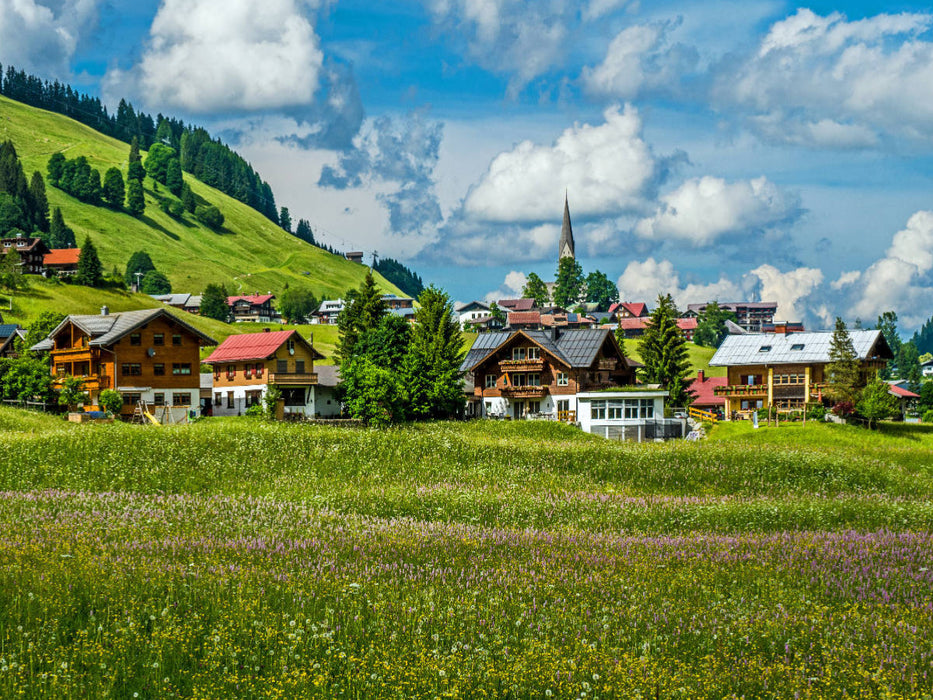 Bezauberndes Kleinwalsertal - CALVENDO Foto-Puzzle'