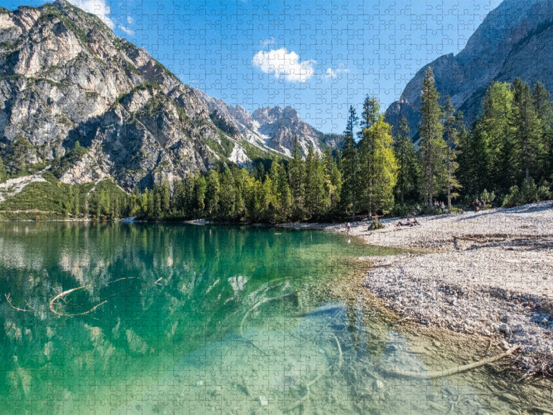 Ein Traum von einem Bergsee, Pragser Wildsee - CALVENDO Foto-Puzzle'