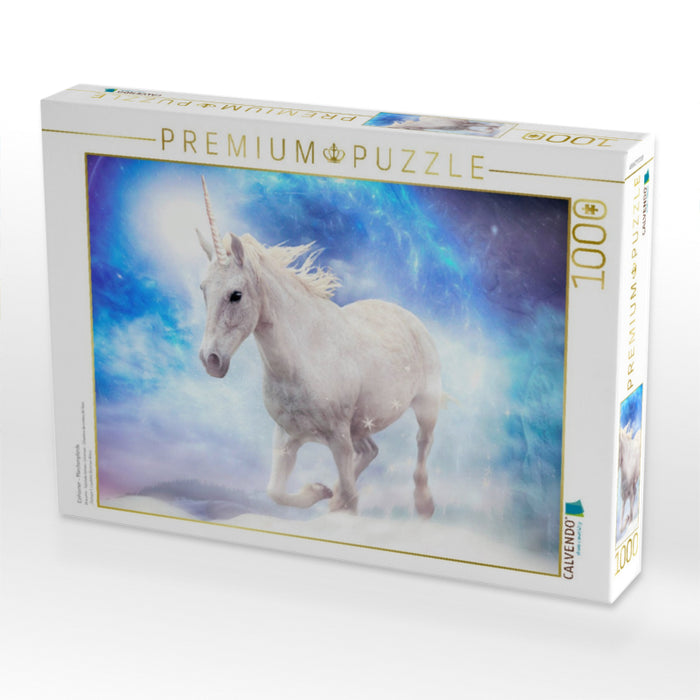 Einhörner - Märchenpferde - CALVENDO Foto-Puzzle'
