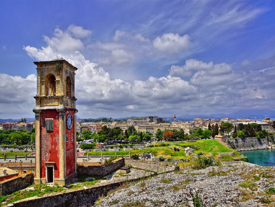 Korfu Stadt - CALVENDO Foto-Puzzle'