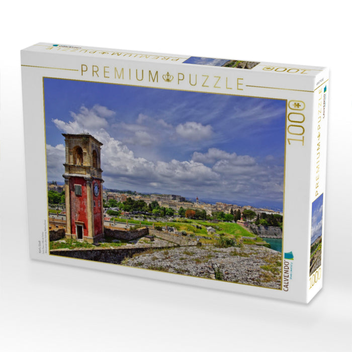 Korfu Stadt - CALVENDO Foto-Puzzle'