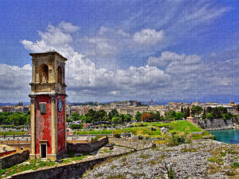 Korfu Stadt - CALVENDO Foto-Puzzle'