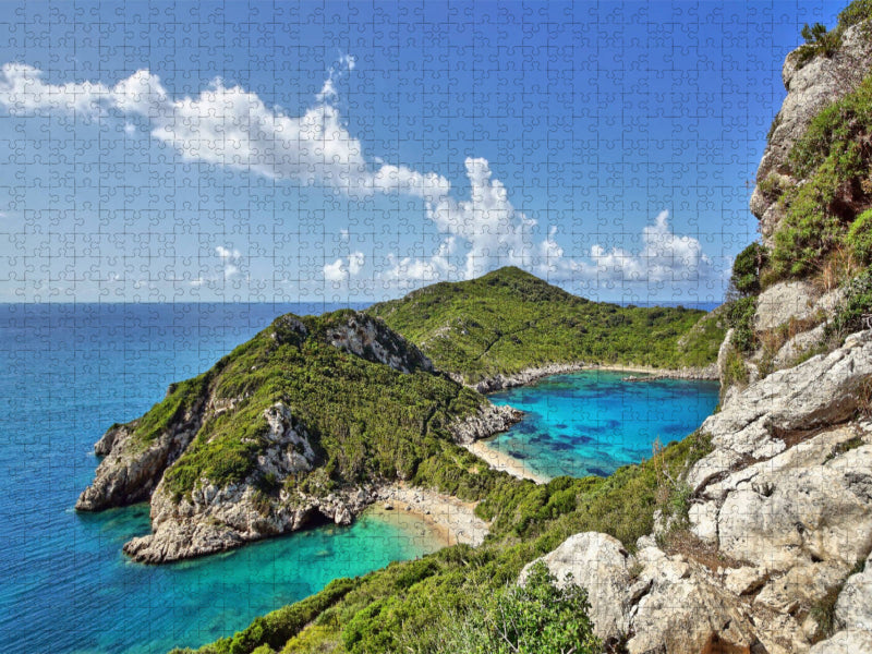 Porto Timoni die Zwillingsbucht - CALVENDO Foto-Puzzle'
