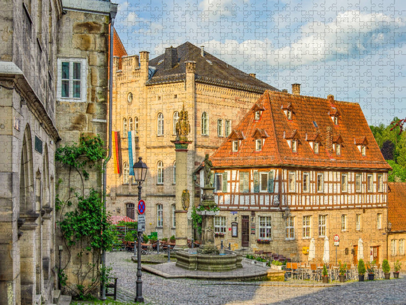 Blick aud den Melchior Otto Platz - CALVENDO Foto-Puzzle'