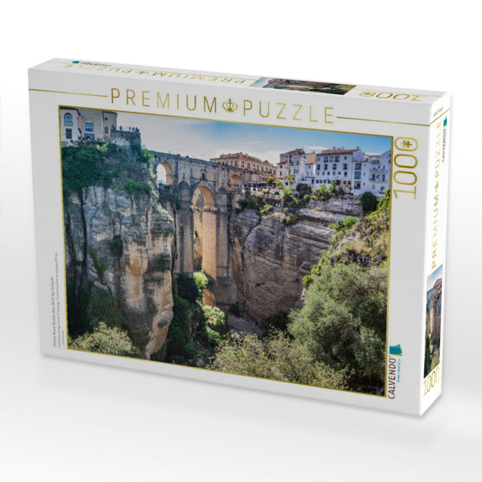 Puente Nuevo Brücke über die El Tajo Schlucht - CALVENDO Foto-Puzzle'