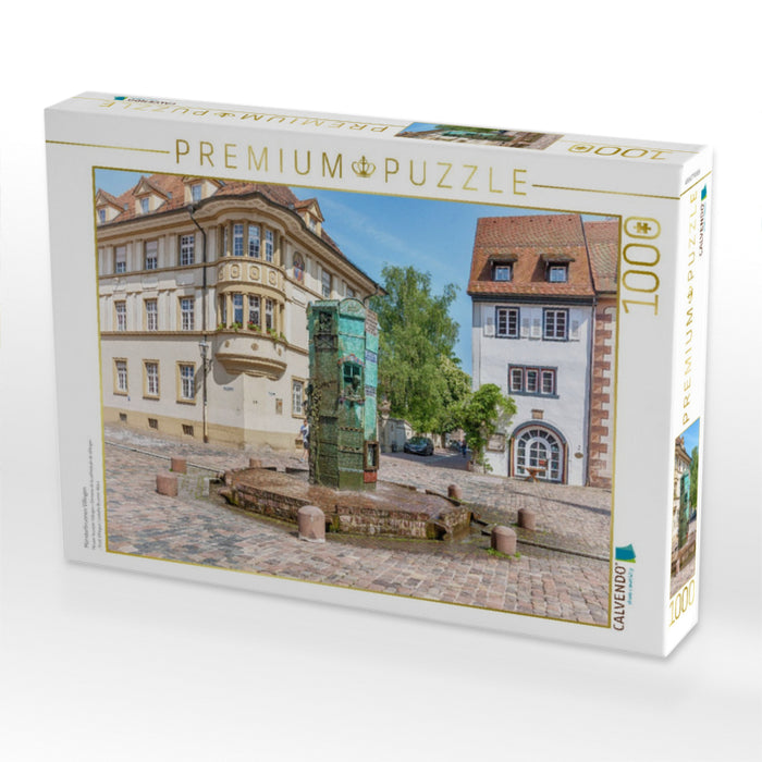 Münsterbrunnen Villingen - CALVENDO Foto-Puzzle'