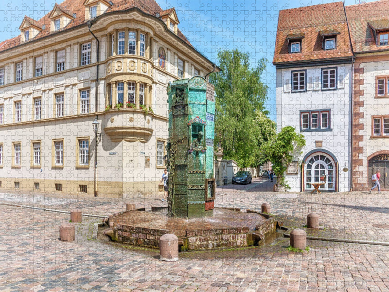 Münsterbrunnen Villingen - CALVENDO Foto-Puzzle'