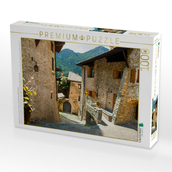 Canale di Tenno, eines der schönsten mittelalterlichen Dörfer Italiens. - CALVENDO Foto-Puzzle'