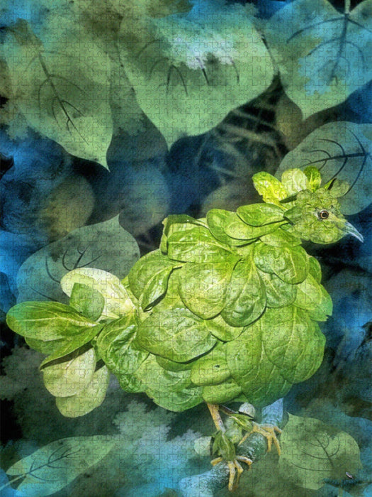 Spinatwachtel - CALVENDO Foto-Puzzle'