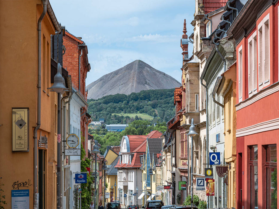 Blick zum Thomas Münzer Schacht - CALVENDO Foto-Puzzle'