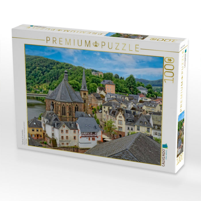 Saarburg, St. Laurentius - CALVENDO Foto-Puzzle'