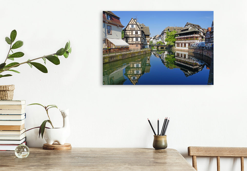 Premium textile canvas Premium textile canvas 120 cm x 80 cm across Strasbourg 