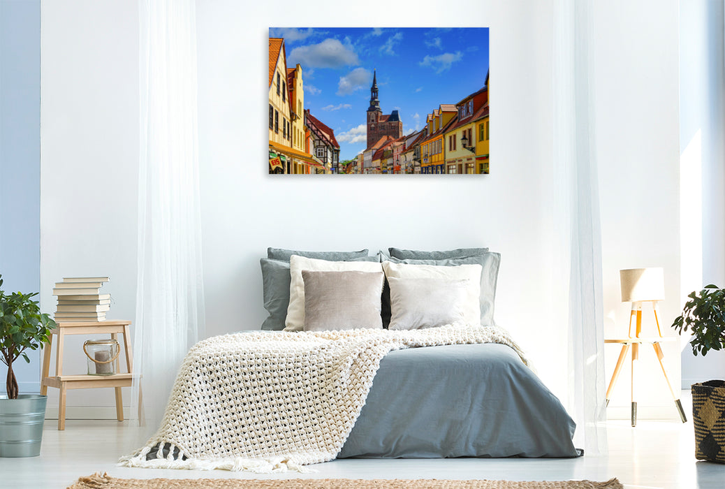 Premium textile canvas Premium textile canvas 120 cm x 80 cm across A motif from the Tangermünde Impressions calendar 